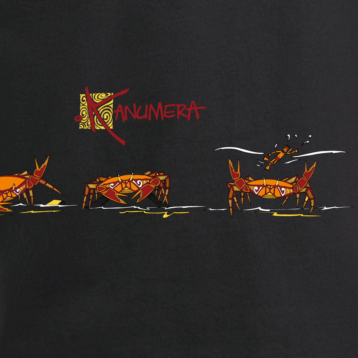 Haka of the Crabs Adult T-shirt