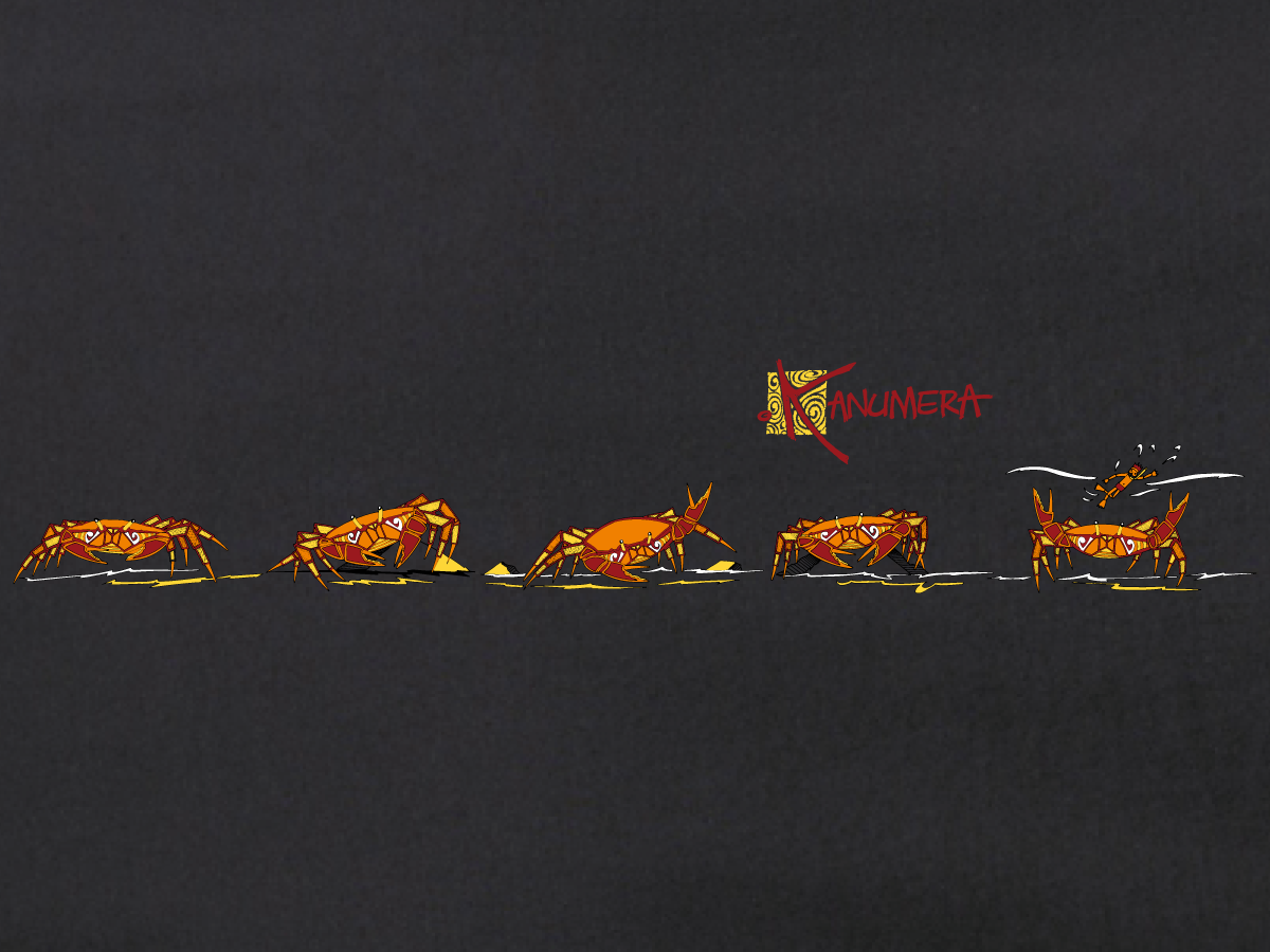 Haka of the Crabs Adult T-shirt