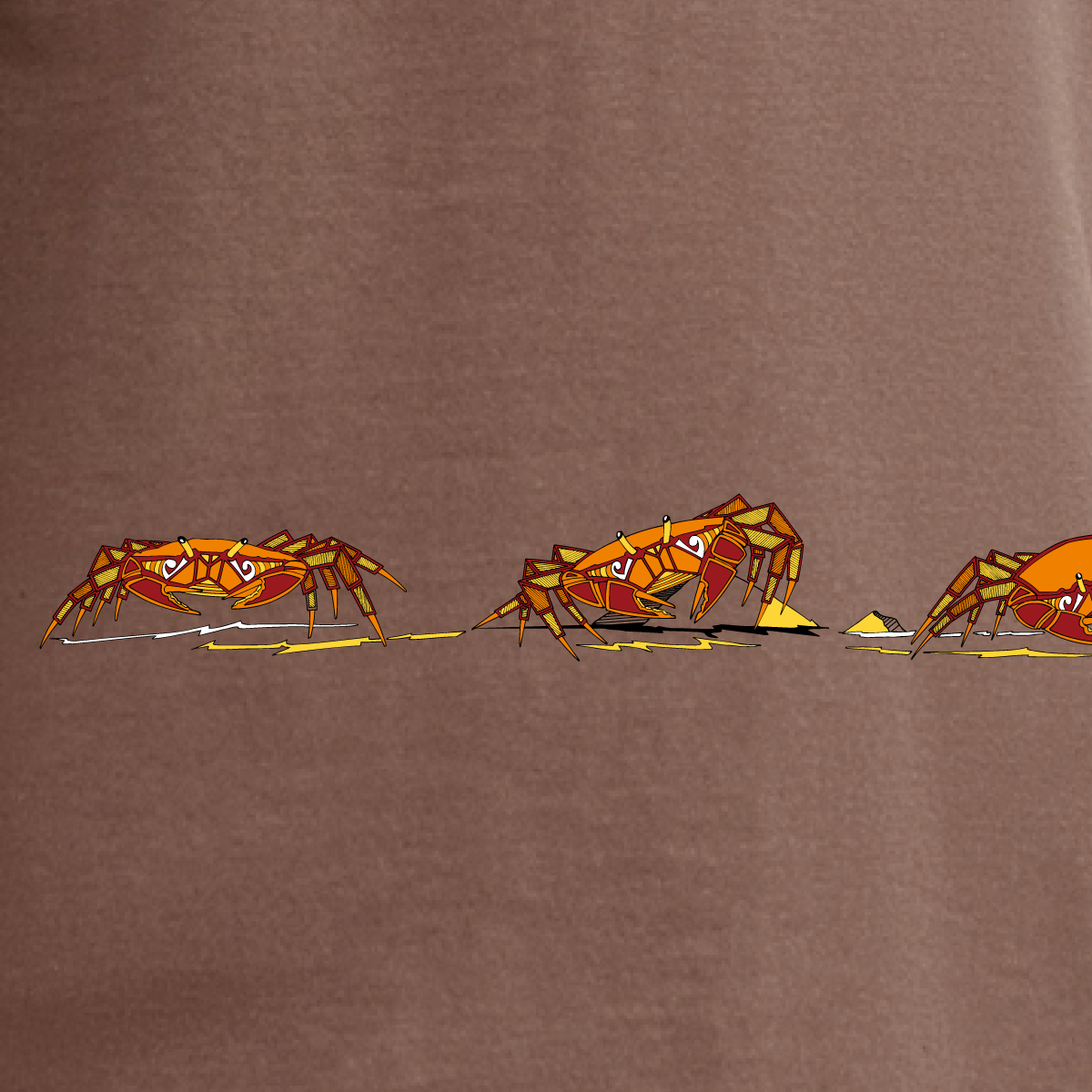 T-shirt Origine Le Haka des Crabes