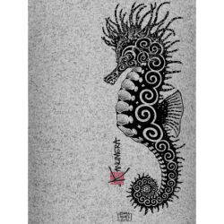 Veste en Polaire tricoté L'Hippocampe Tatoo