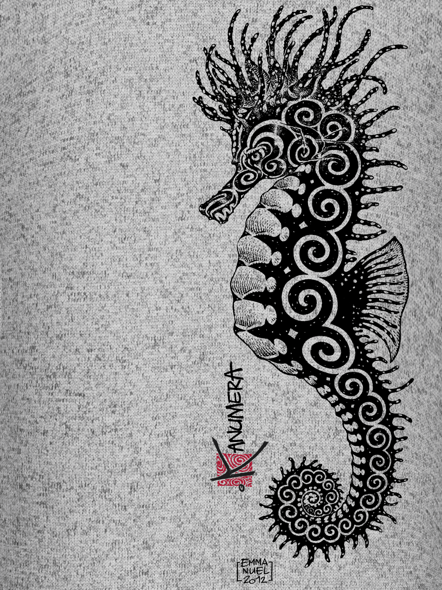 Veste en Polaire tricoté L'Hippocampe Tatoo