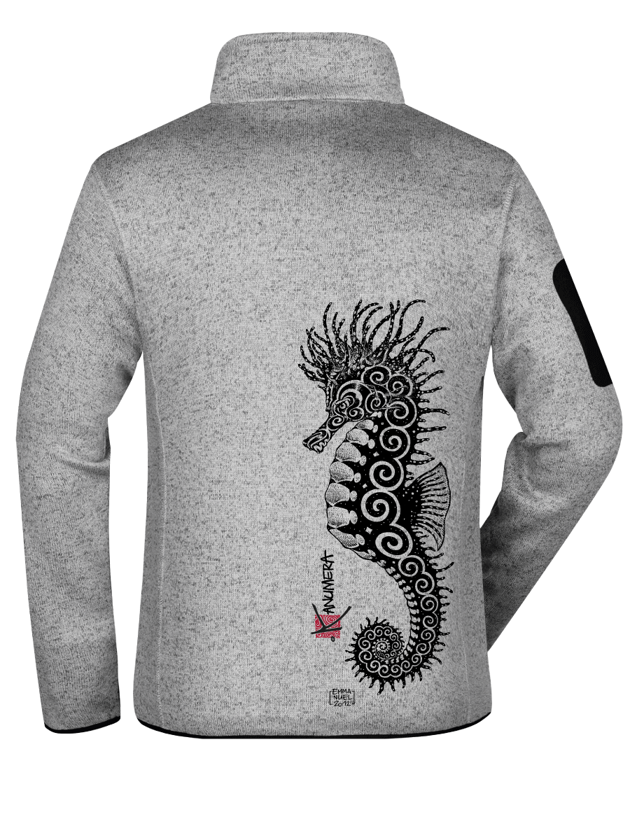 Veste en Polaire tricoté L'Hippocampe Tatoo