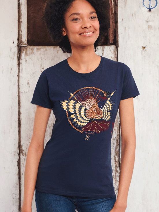 Scorpion Fish Ladies T-shirt