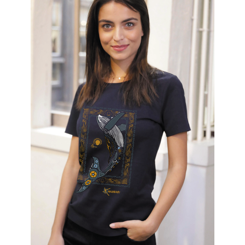 T-shirt Bio Origine Femme La Baleine