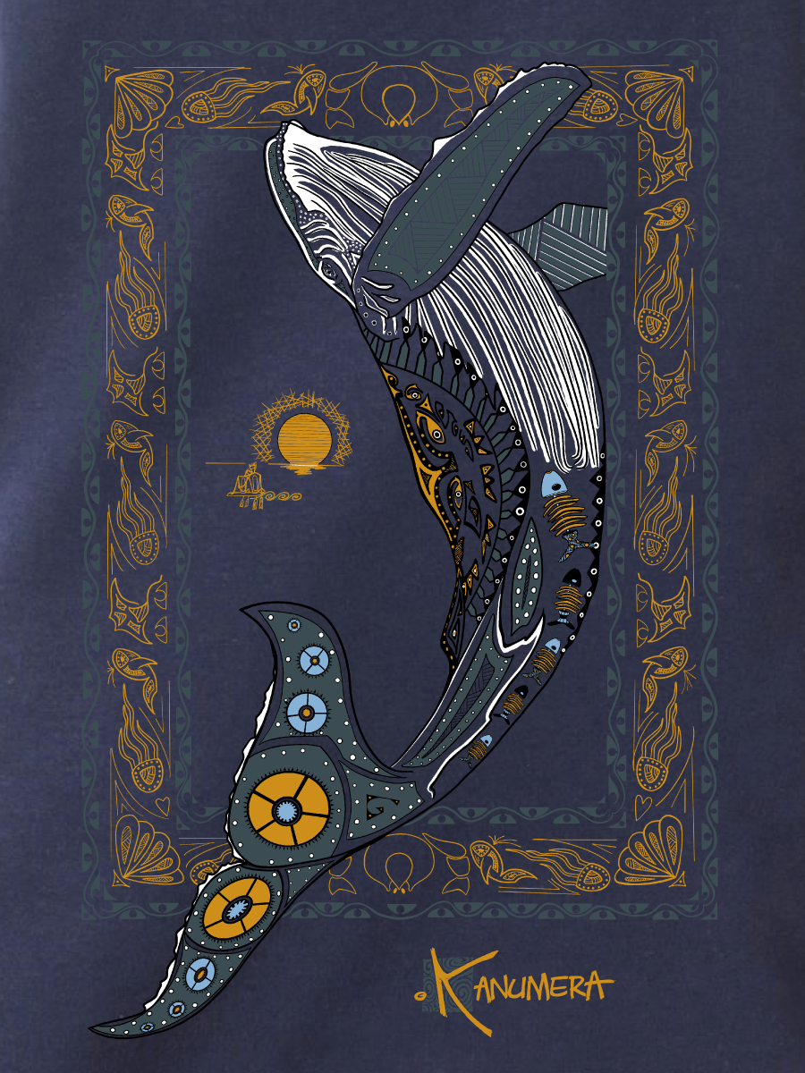 Whale Organic Ladies T-shirt