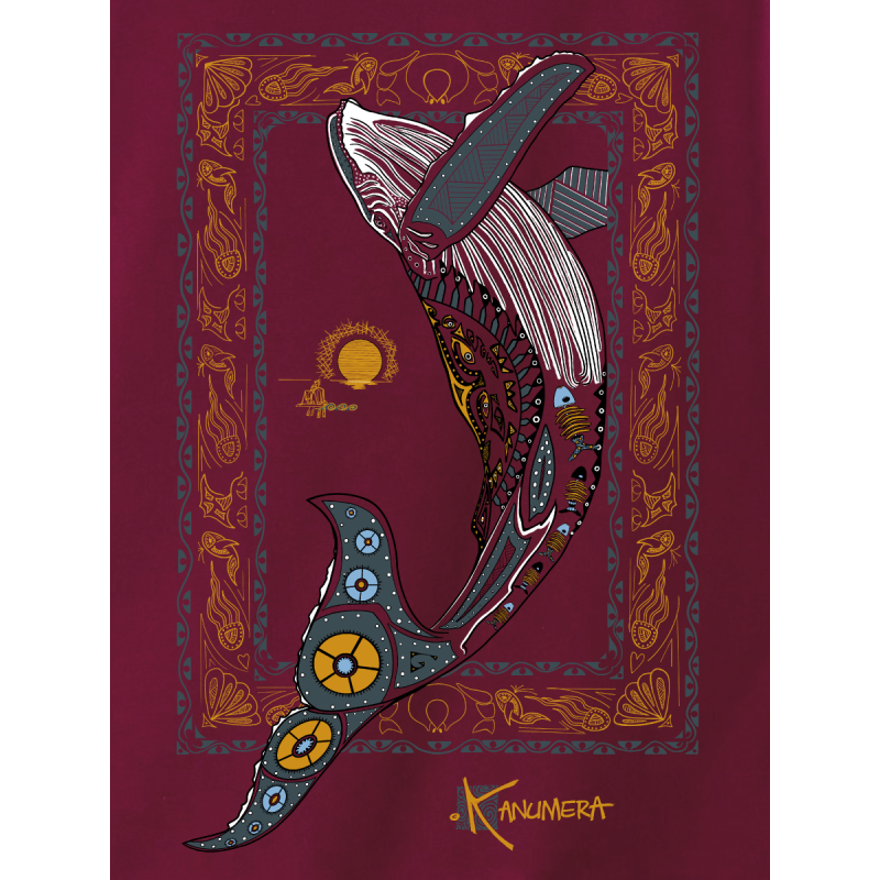 Whale Organic Ladies T-shirt