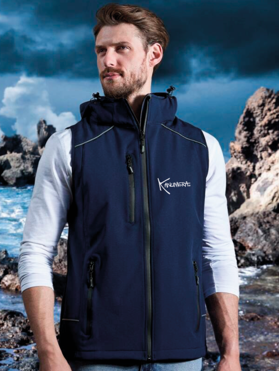 Bodywarmer Softshell Capuche La Raie Tatoo