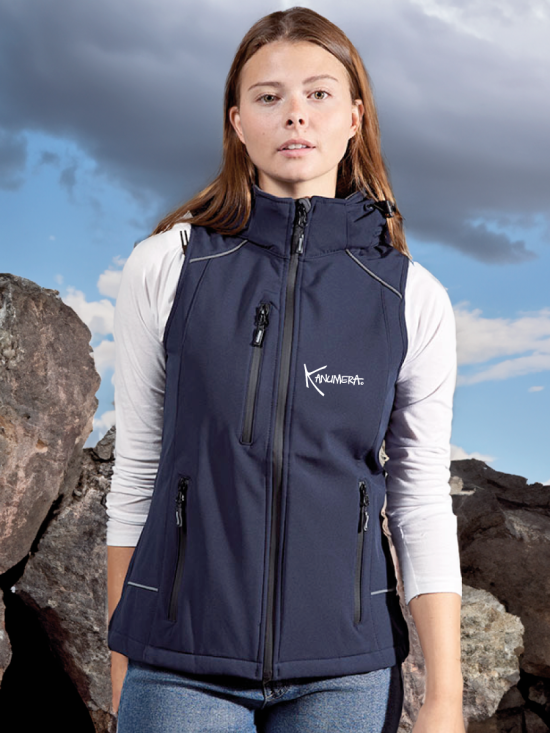 Ray Ladies hooded softshell Vest