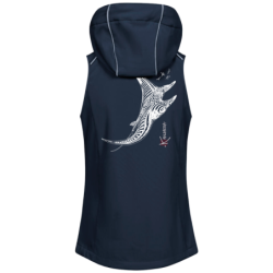 Bodywarmer Softshell Capuche Femme La Raie Tatoo