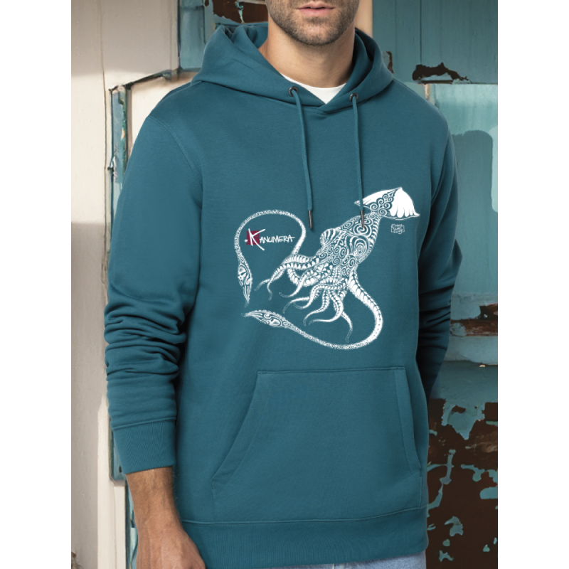 Squid Organic Hooded Sweat Shirt