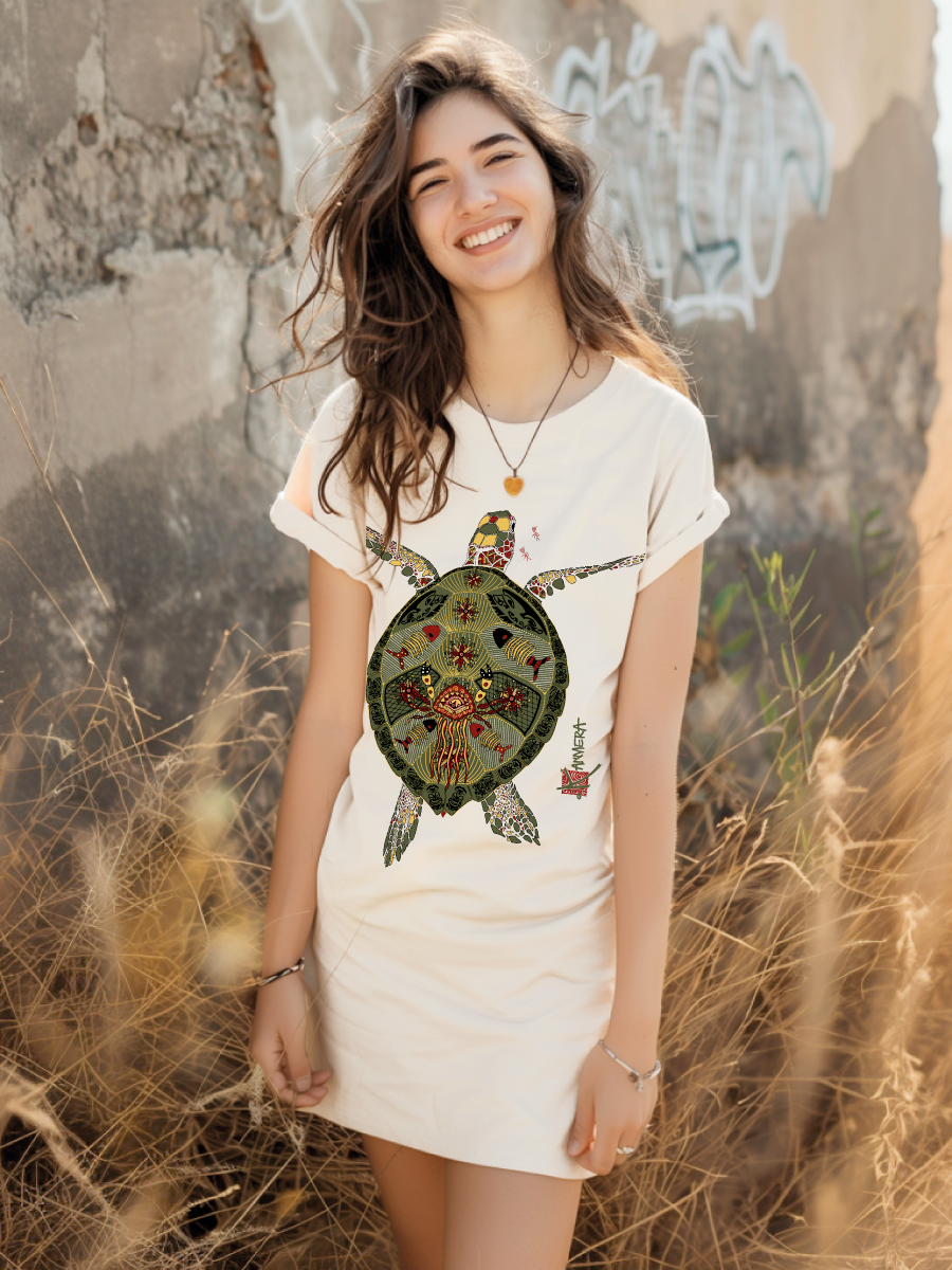 T-shirt Origine long femme La Tortue