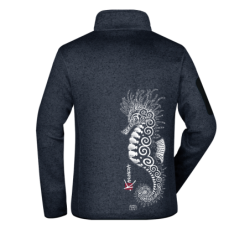 Veste en Polaire tricoté L'Hippocampe Tatoo