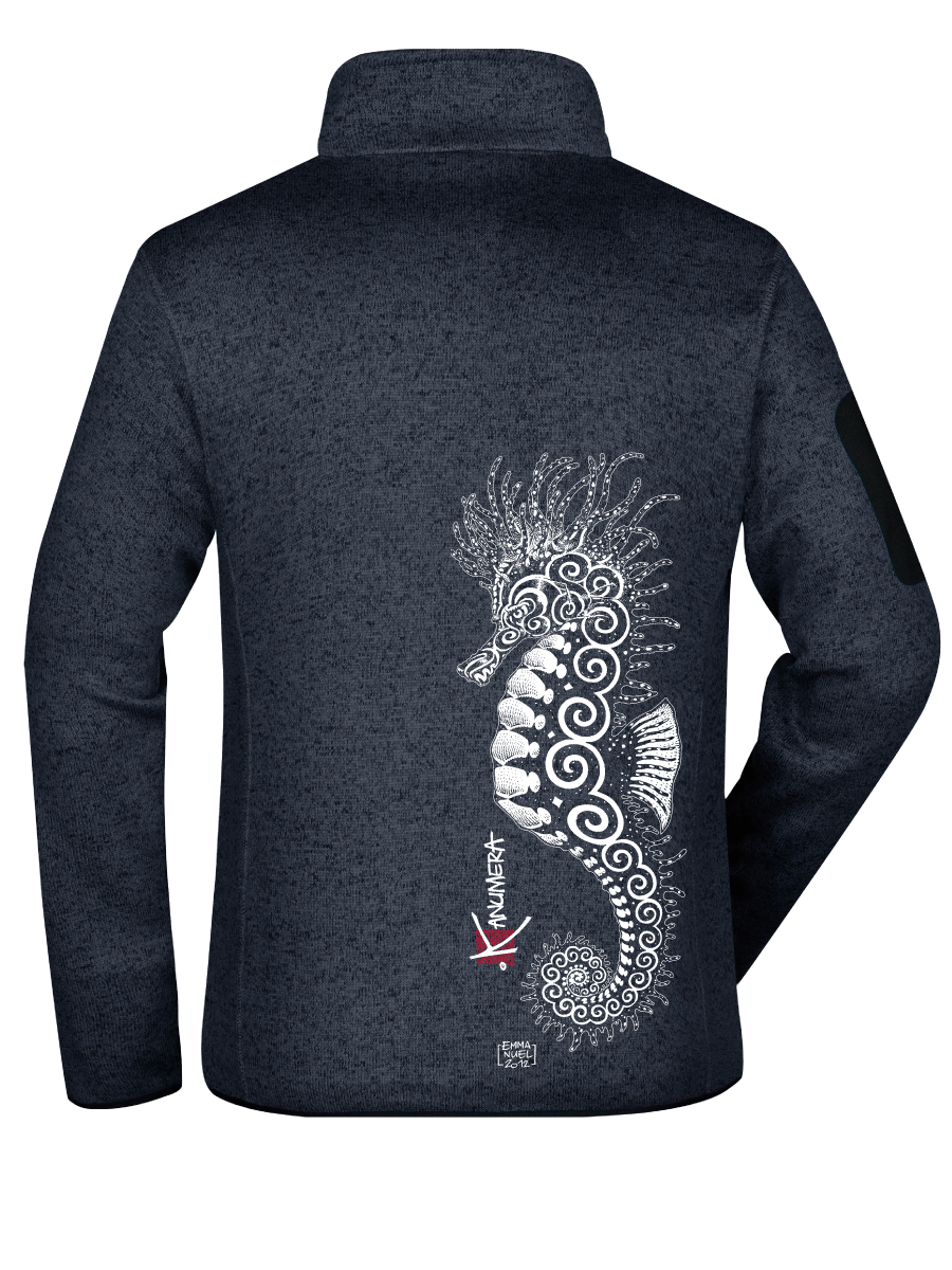 Veste en Polaire tricoté L'Hippocampe Tatoo