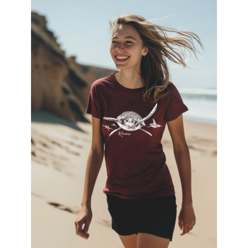 Turtles Ladies’ organic cotton crew neck T-shirt