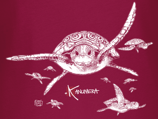 Turtles Ladies’ organic cotton crew neck T-shirt