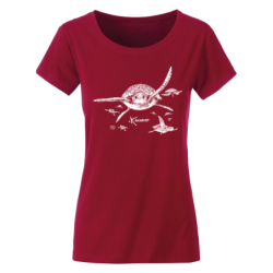 Turtles Ladies’ organic cotton crew neck T-shirt