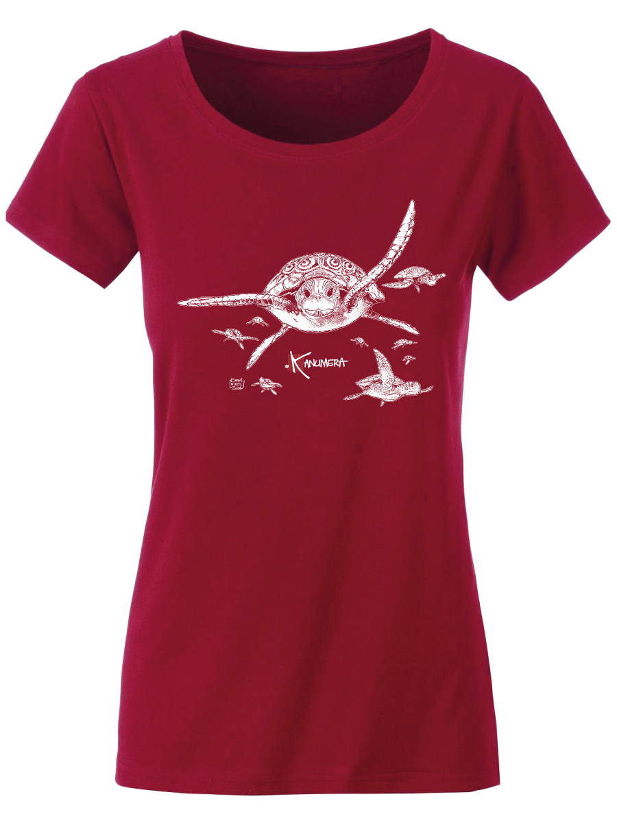 Turtles Ladies’ organic cotton crew neck T-shirt