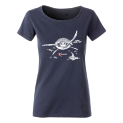 Turtles Ladies’ organic cotton crew neck T-shirt
