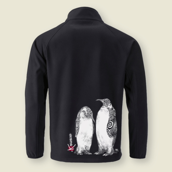 Veste zippée Femme Softshell Les Manchots Tatoos