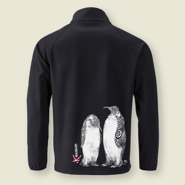 Veste zippée Femme Softshell Les Manchots Tatoos