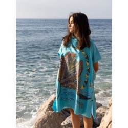 Manta rays Microfibre Poncho (Middle Size)