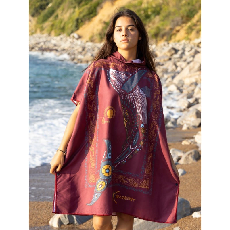 Poncho Microfibre Moyen Modèle Origine La Baleine