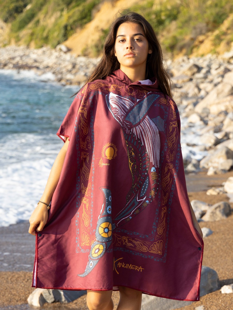 Poncho Microfibre Moyen Modèle Origine La Baleine