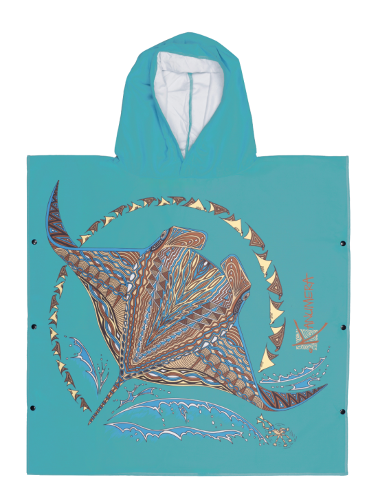 Manta Rays Microfibre Poncho (Small Size)