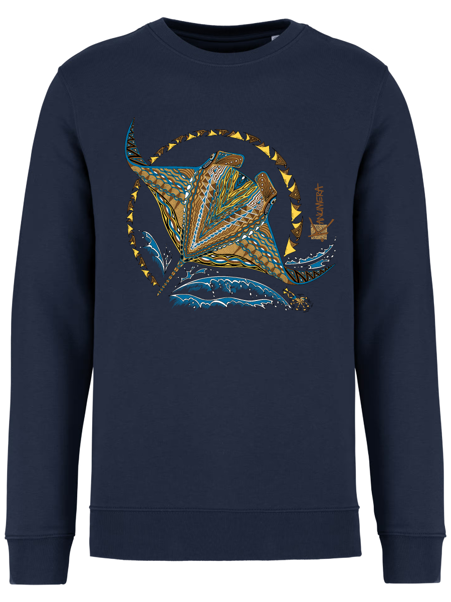 Sweat-shirt bio Origine Les Raies