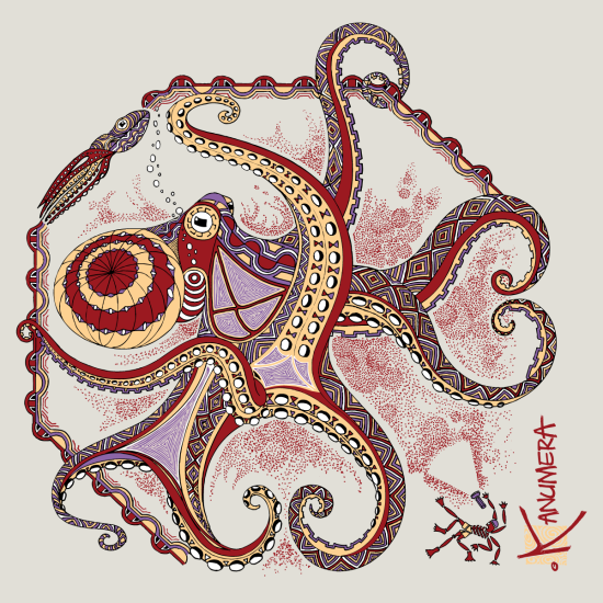 Octopus Ladies T-shirt
