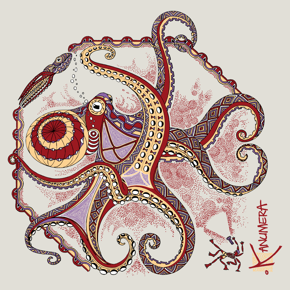 Octopus Ladies T-shirt