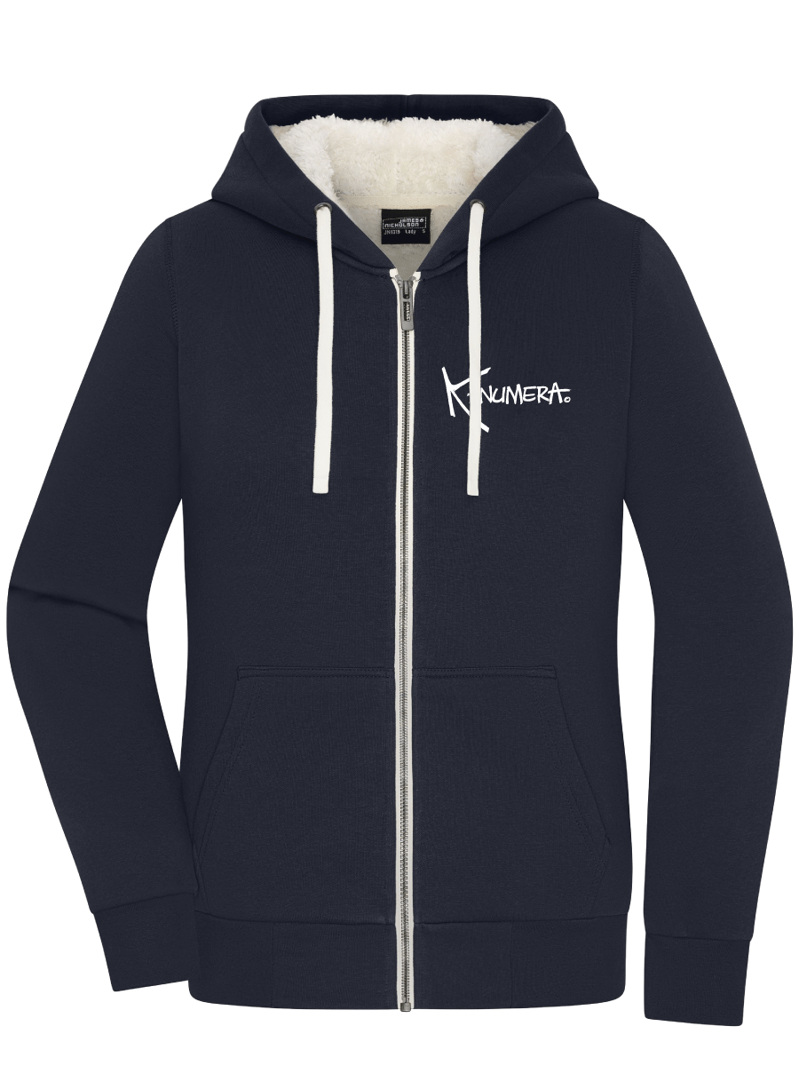 Veste à capuche femme doublée Sherpa Les Raies