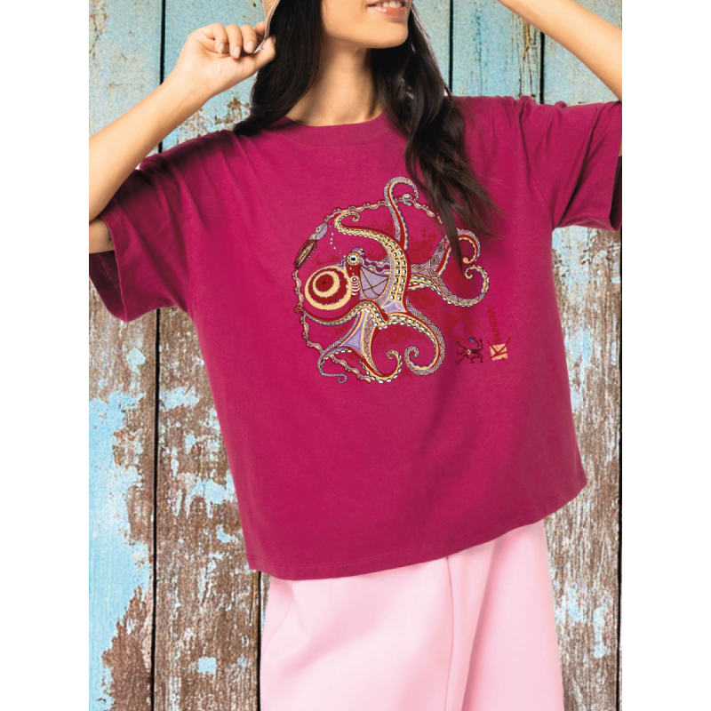 Octopus Loose organic T-shirt