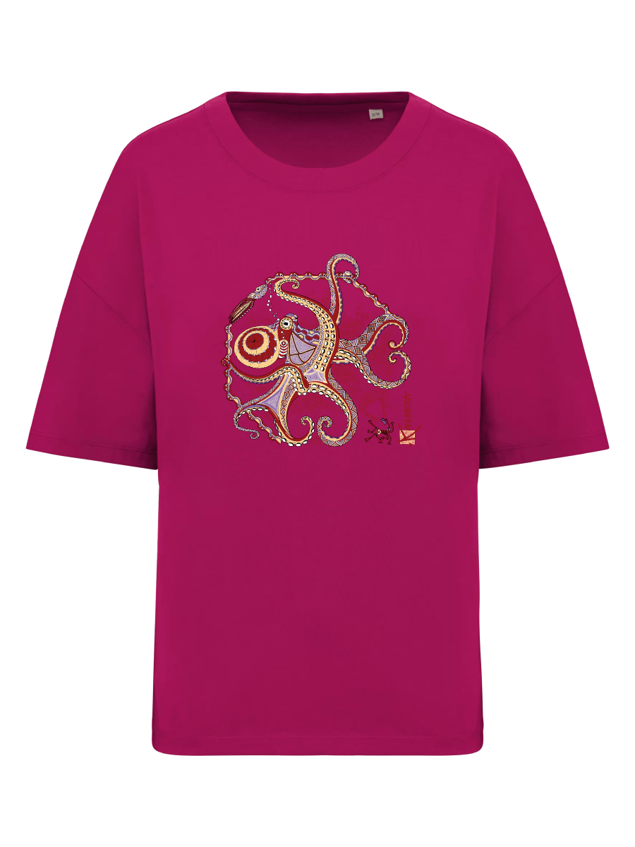 Octopus Loose organic T-shirt