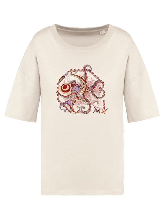 Octopus Loose organic T-shirt
