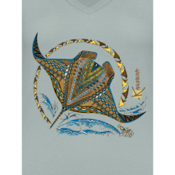 Rays V Neck Organic Ladies T-shirt