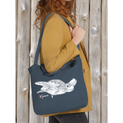 Turtles Large Canvas Shopper