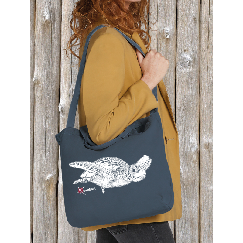 Turtles Large Canvas Shopper