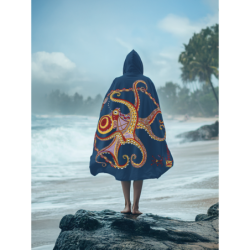 Octopus Microfibre Poncho (Big Size)