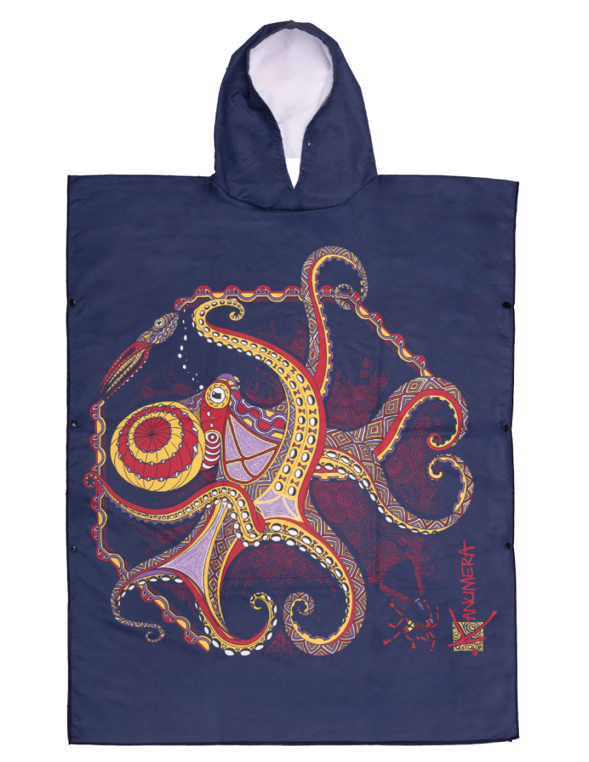 Octopus Microfibre Poncho (Big Size)