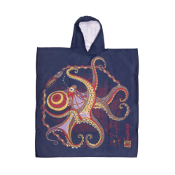 Octopus Microfibre Poncho (Middle Size)