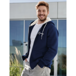 Veste à capuche doublée Sherpa Les Raies
