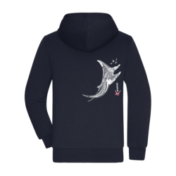 Veste à capuche doublée Sherpa Les Raies