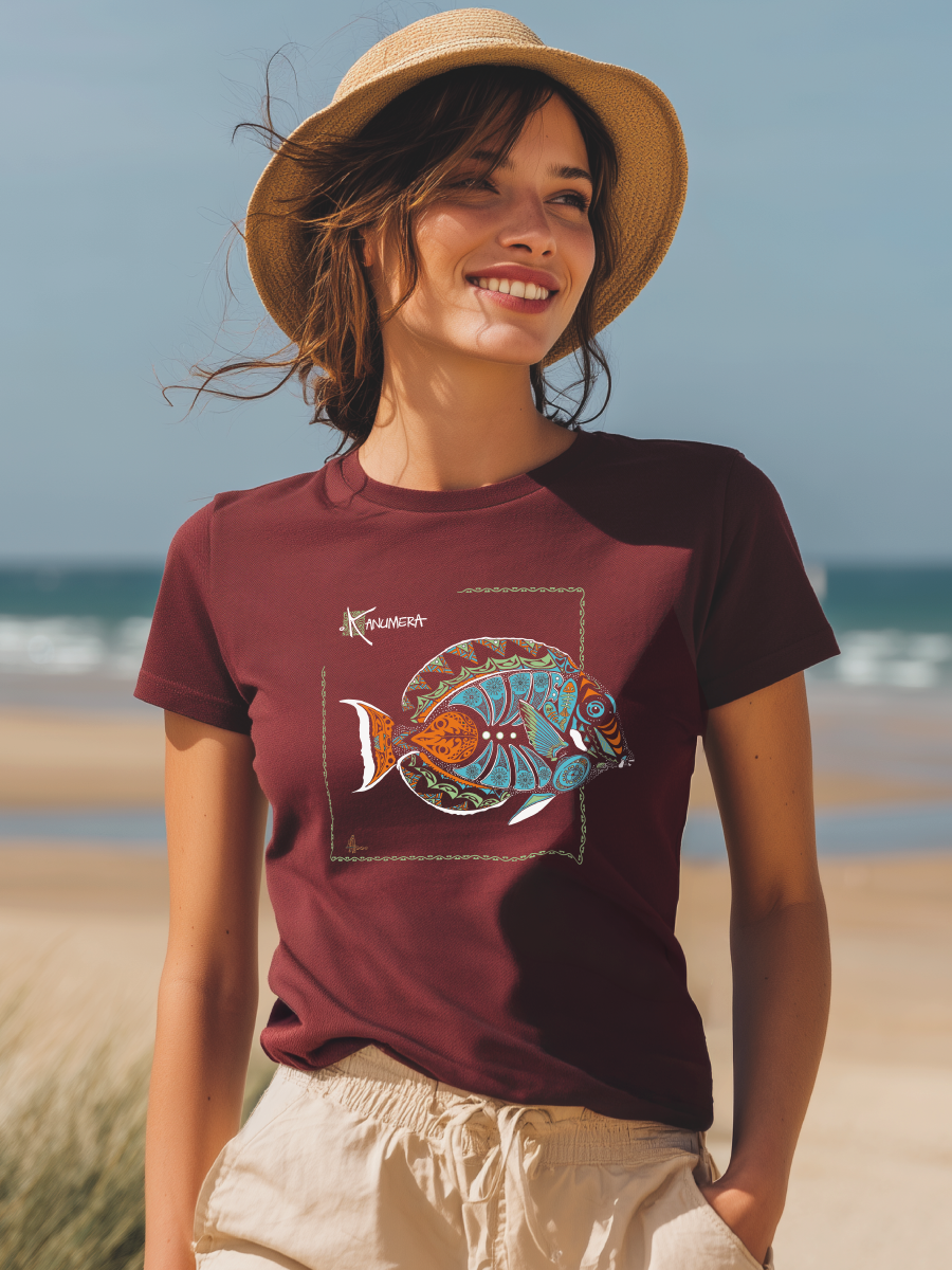 Achilles Fish Women’s Organic T-Shirt