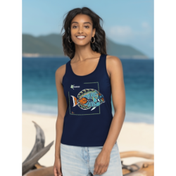 Débardeur bio Femme Poisson d'Achille