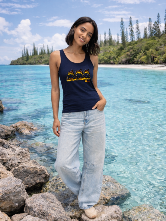 3 Dolphins Women’s Organic Tank Top
