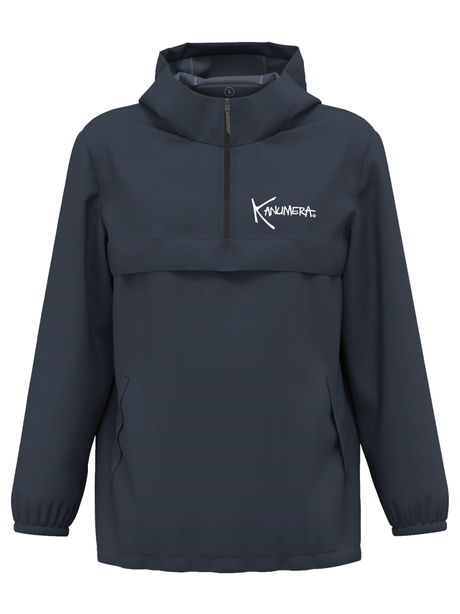 L'Onde Waterproof quarter-zip windbreaker