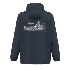 L'Onde Waterproof quarter-zip windbreaker