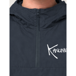 L'Onde Waterproof quarter-zip windbreaker