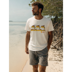 3 Dolphins Adult T-shirt